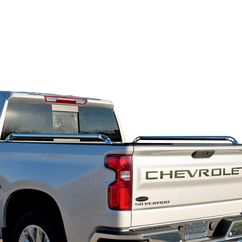 Ford F-150 Locker Side Rails - Putco - Stainless Steel - Black - `15-`23