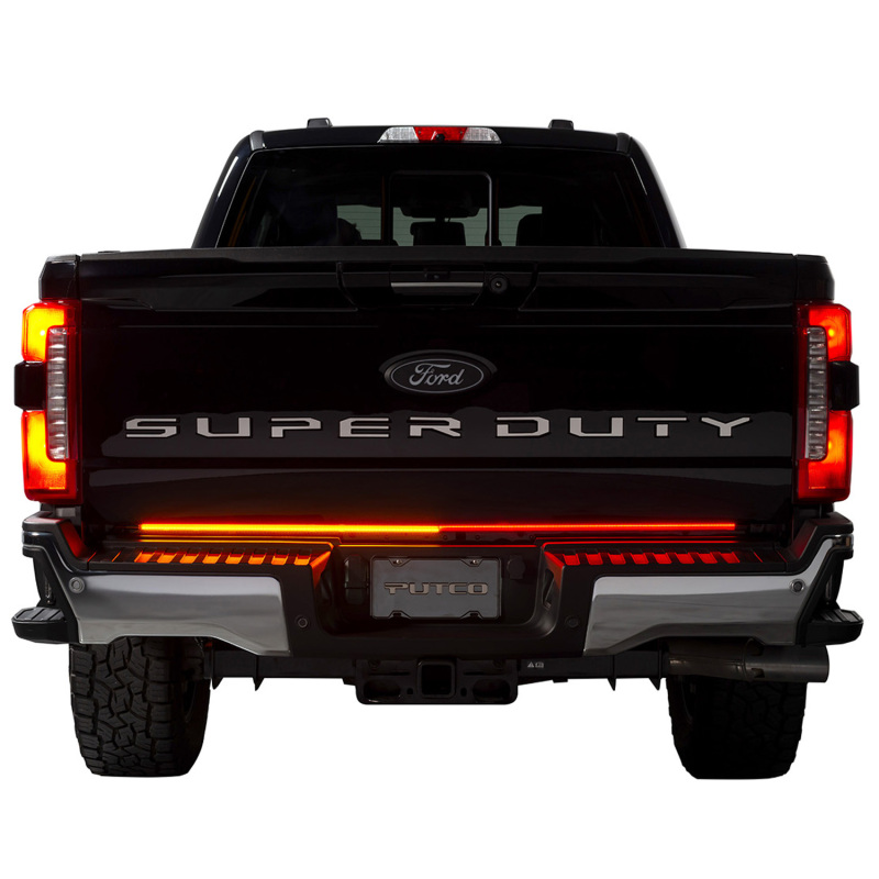 Ford F-350 Light Tailgate Bar - Putco - Blade LED with Plug-N-Play Quick Connect - Red/Amber/White - `23-`26