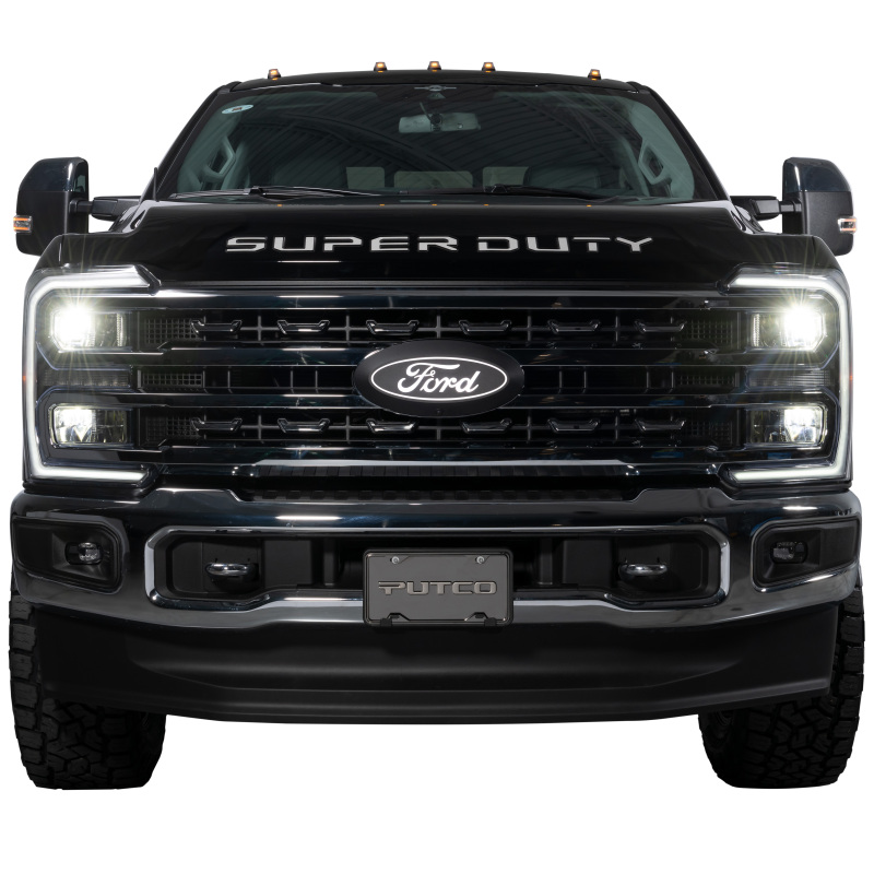 Ford Super Duty F-250 Front Emblem - Putco - Luminix LED - White - `23-`26