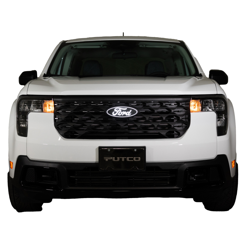 Ford Maverick LED Grille Emblems - Putco - Luminix LED - Matte Black - `25-`26
