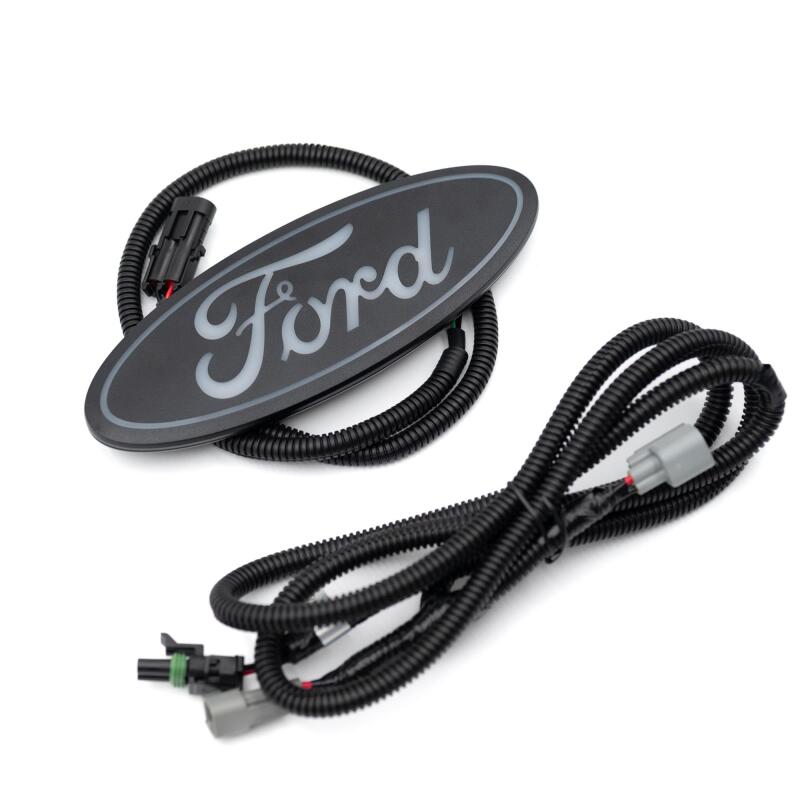 Ford Maverick LED Grille Emblems - Putco - Luminix LED - Matte Black - `25-`26
