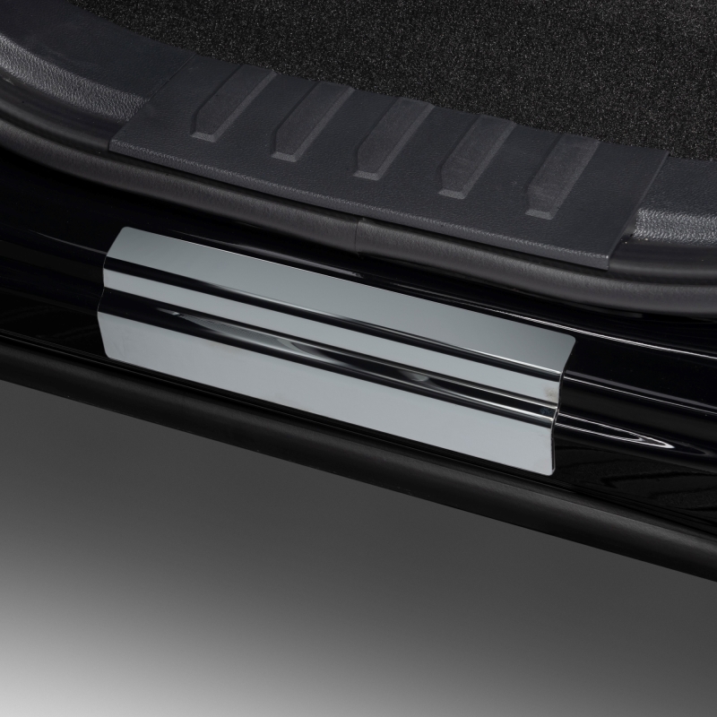 Chevrolet Silverado Door Sills - Putco - Chevrolet Etching - Black Platinum - `14-`18
