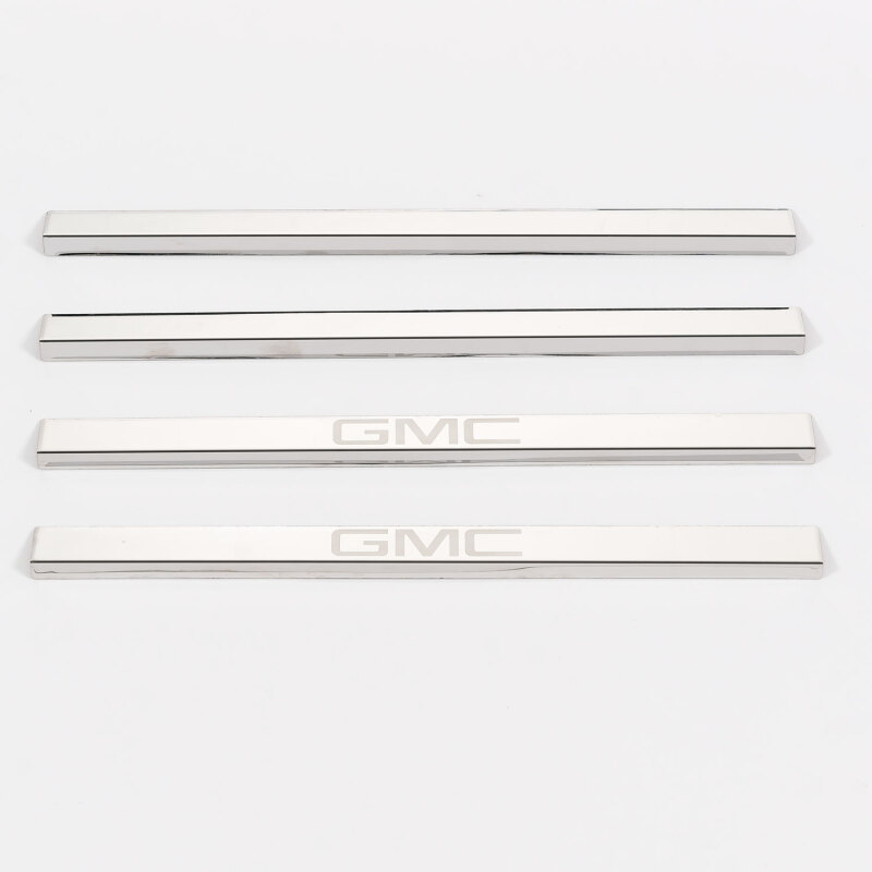GMC Sierra 3500 Door Sills - Putco - GMC Etching - Stainless Steel - `15-`19