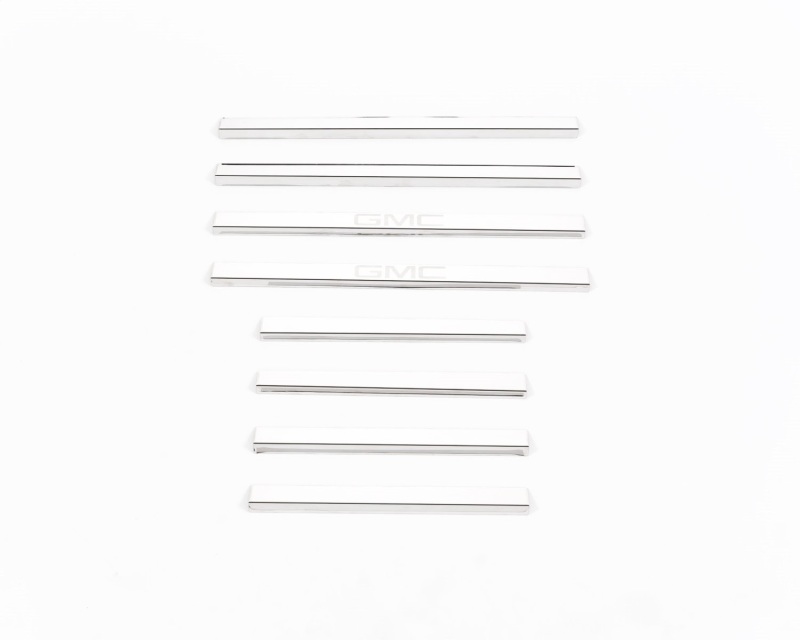GMC Sierra 2500 Stainless Steel Door Sills - Putco - GMC Logo - `15-`19