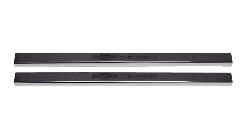 Chevrolet Silverado Door Sills - Putco - Black Platinum - Black - `14-`26