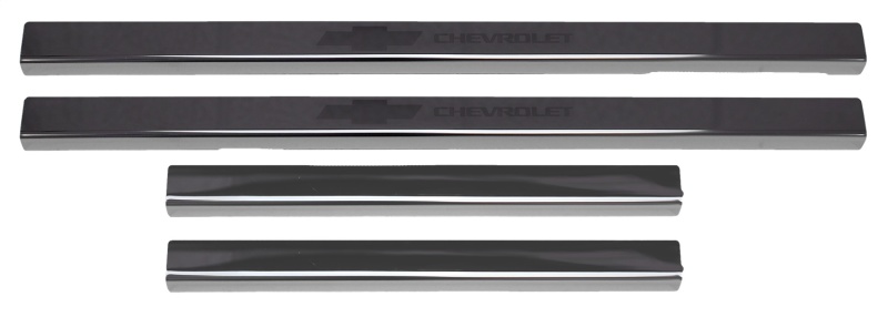 Chevrolet Silverado LD Door Sills - Putco - Black Platinum - Black - `19-`26