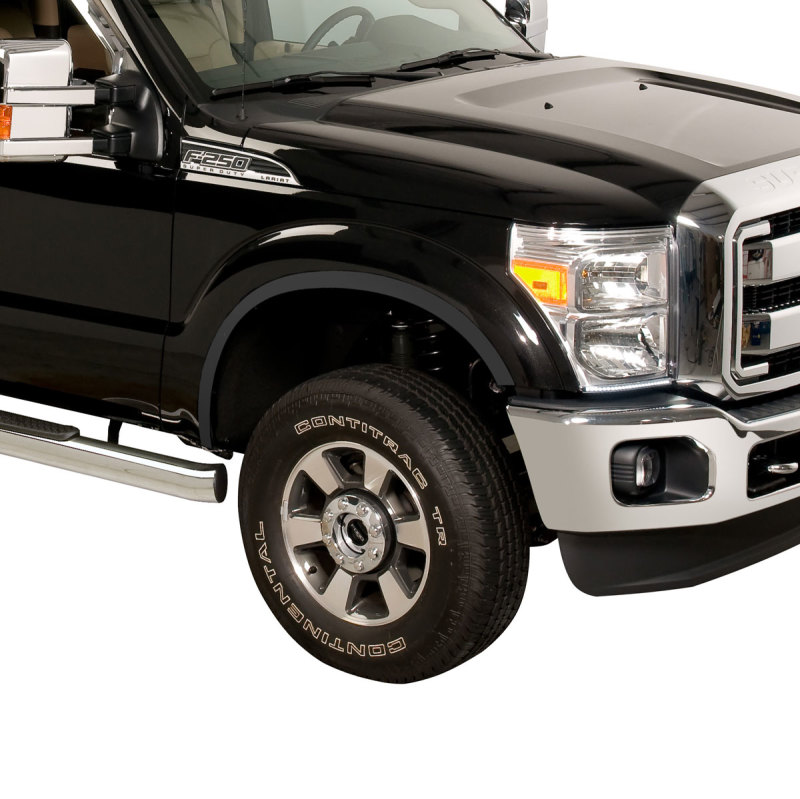 Ford F350 Fender Trim - Putco - Black Stainless Steel - Black Platinum - `11-`16