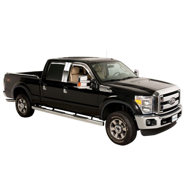 Ford F350 Fender Trim - Putco - Black Stainless Steel - Black Platinum - `11-`16