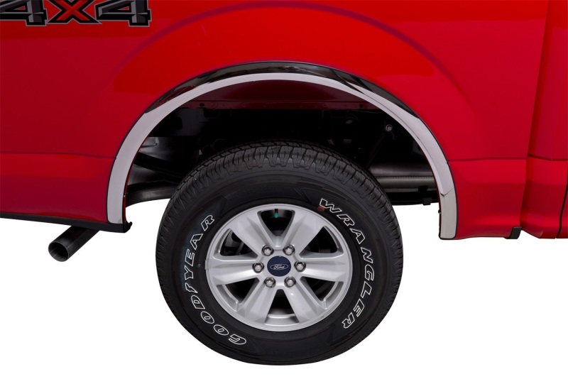 Ford F-150 Fender Trim - Putco - Stainless Steel - Polished Stainless Steel or Black Platinum - `18-`20