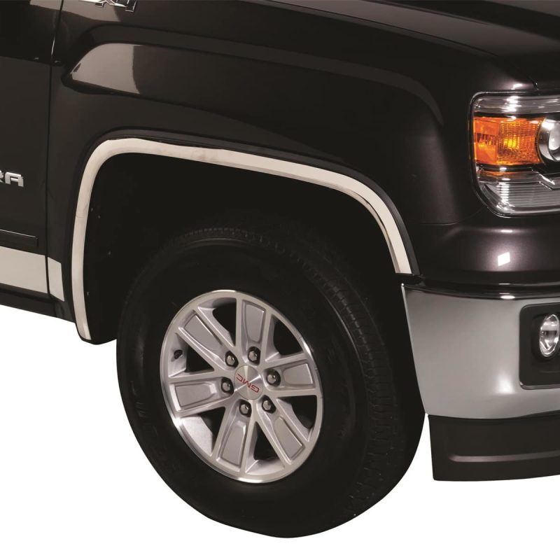 GMC Sierra 1500 Fender Trim - Putco - Polished Stainless Steel - `14-`15