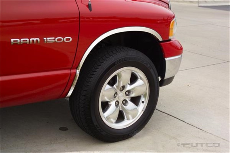 Dodge Ram Fender Trim - Putco - Stainless Steel - `03-`09
