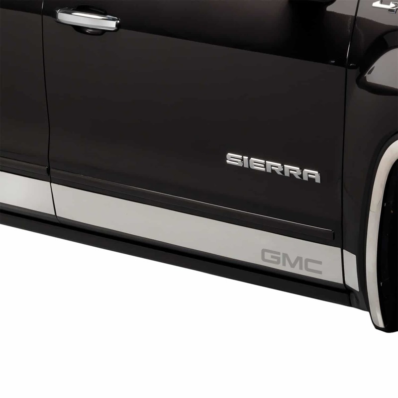 GMC Sierra Rocker Panels - Putco - Stainless Steel - `07-`13