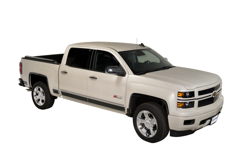 Chevrolet Silverado 1500 Rocker Panels - Putco - Black Platinum - Black - `14-`18