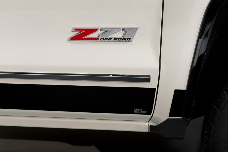 Chevrolet Silverado 1500 Rocker Panels - Putco - Black Platinum - Black - `14-`18
