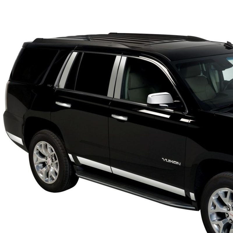 Cadillac Escalade ESV Steel Rocker Panels - Putco - Premium Stainless Steel - `15-`20