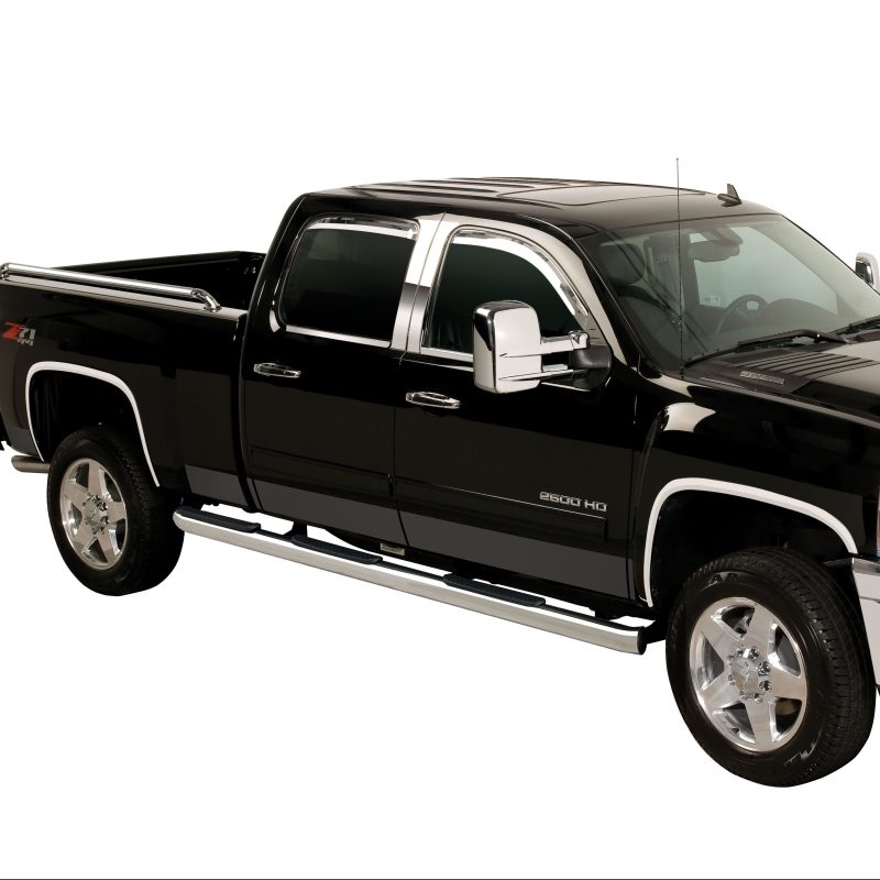 GMC Sierra Rocker Panels - Putco - Black Platinum - Black - `14-`18