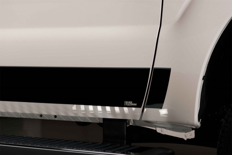 Ford F250 Rocker Panels - Putco - Black Platinum - Black - `11-`16