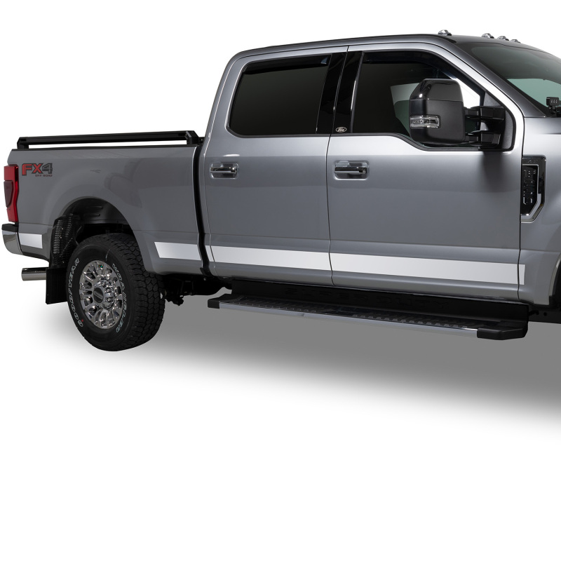 Ford SuperDuty F250 Steel Rocker Panels - Putco - Premium - Stainless Steel - `17-`22