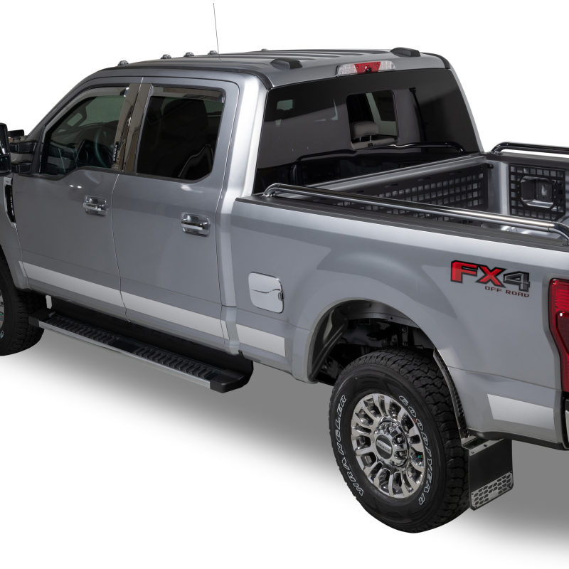 Ford SuperDuty F250 Rocker Panels - Putco - Premium, 4.25in Wide, 12 pcs - Stainless Steel - `17-`22