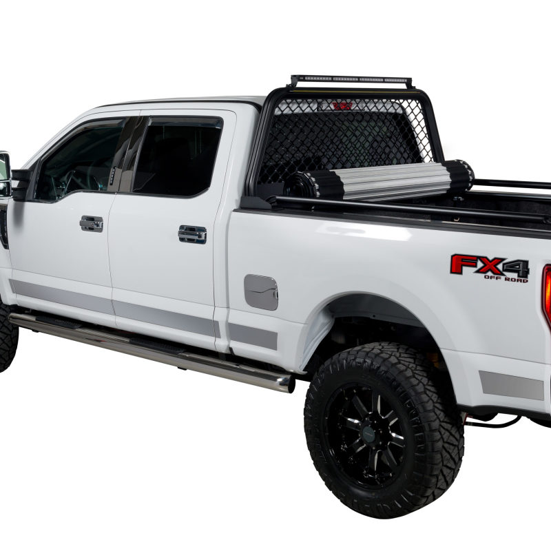 Ford F350 SuperDuty Rocker Panels - Putco - 4.25in Wide, 12pcs - Stainless Steel - `17-`22