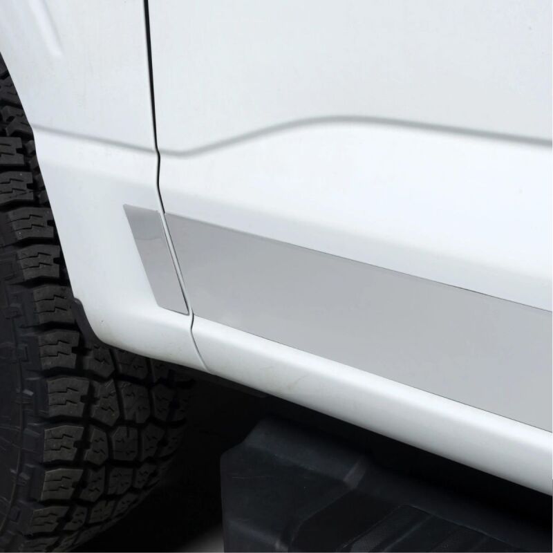 Ford F-150 Rocker Panels - Putco - Stainless Steel, 4.25in Tall, 10pcs - `21-`26