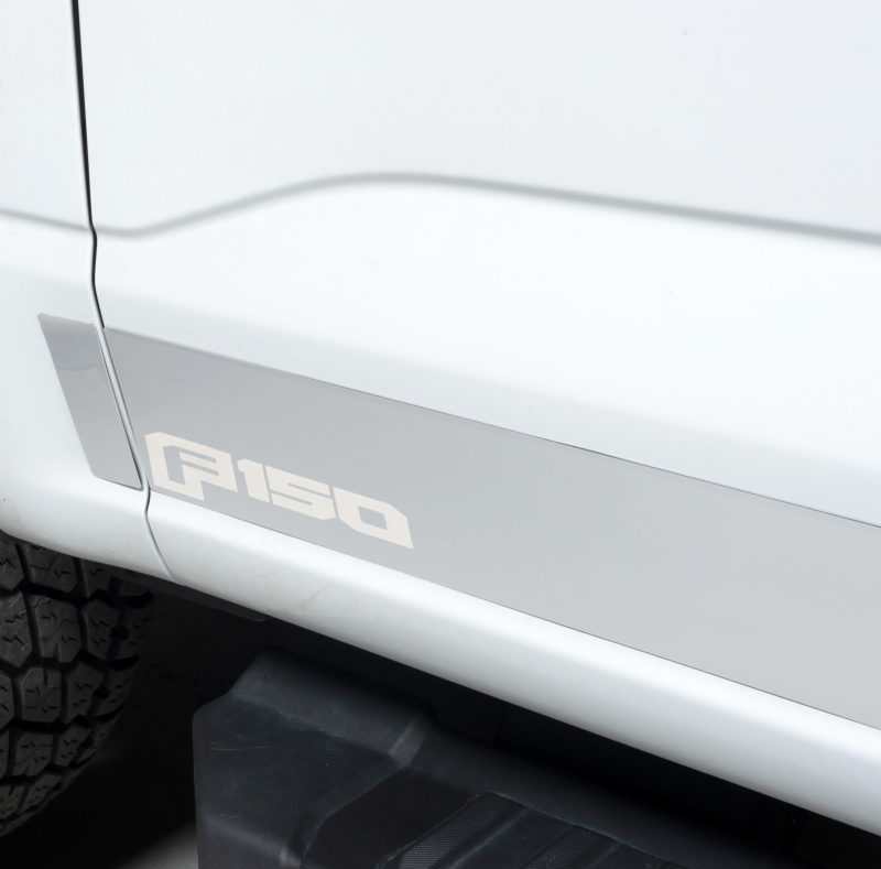 Ford F-150 Rocker Panels - Putco - Ford Licensed SS - Stainless Steel - `21-`26