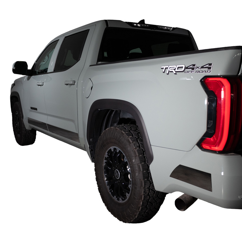 Toyota Tundra CrewMax Rocker Panels - Putco - Black Platinum - Black - `22-`26