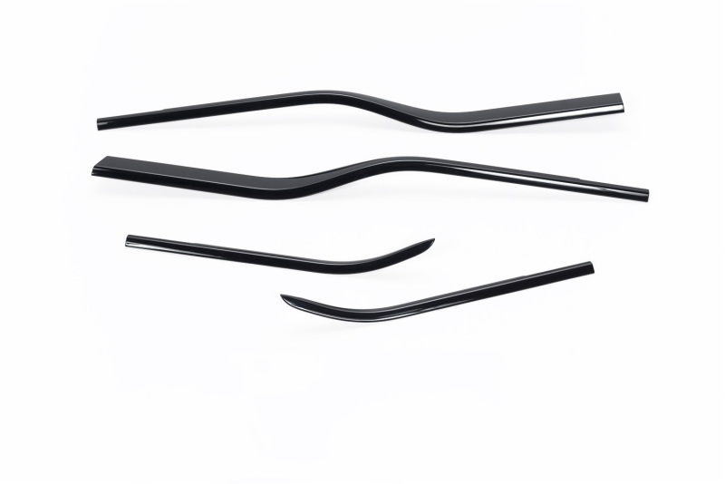 Ford F250 Tinted Window Trim Accents - Putco - ABS Plastic - Tinted - `17-`20