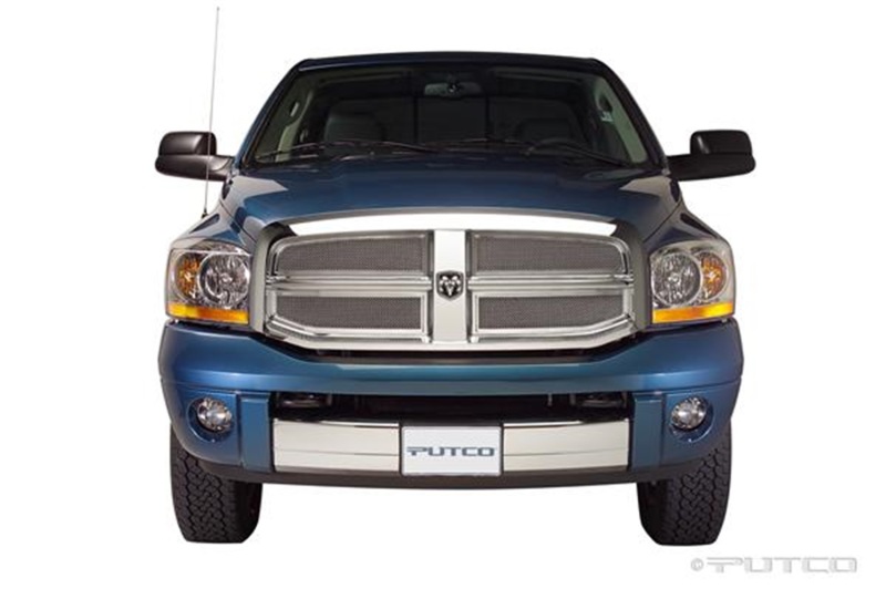 Dodge RAM 2500 Grille Insert - Putco - Liquid Mesh - Chrome - `03-`04