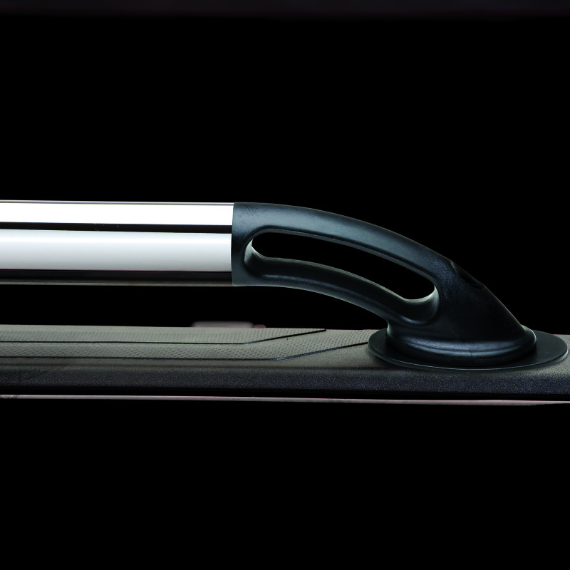GMC Sierra 1500 Truck Bed Side Rail - Putco - Stainless Steel with Black Nylon Casting - `14-`18