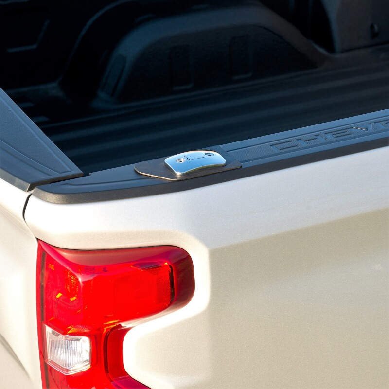 Chevrolet Silverado Push-Up Tie Downs - Rear - Putco - NeveRust(TM) Stainless Steel - `19-`26