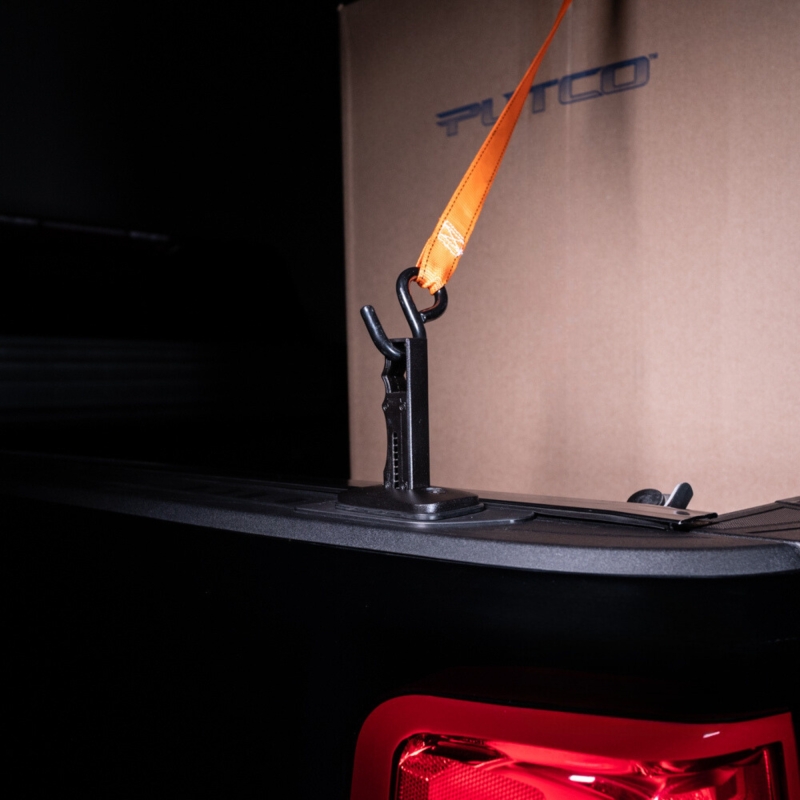 Chevrolet Silverado 1500 Exterior Grab Handle - Driver Side Rear - Putco - Push-Up - Black - `14-`18