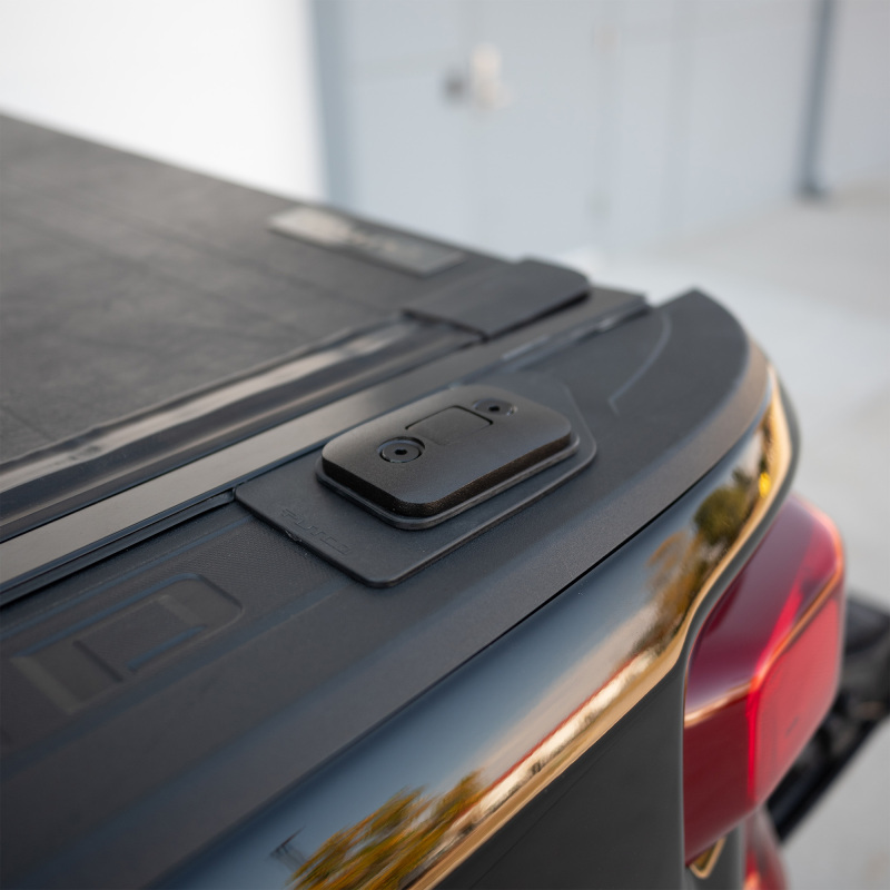 Chevrolet Silverado 1500 Exterior Grab Handle - Driver Side Rear - Putco - Push-Up - Black - `14-`18