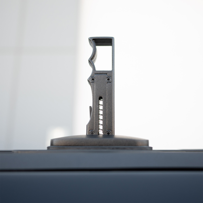 Chevrolet Silverado 1500 Push-Up Tie Handle - Driver side rear - Putco - Retractable Stake Pocket Handle - black - `14-`18