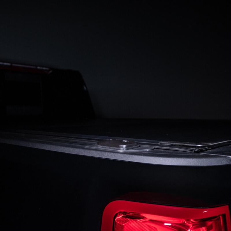 Chevrolet Silverado 1500 Push-Up Tie Handle - Driver side rear - Putco - Retractable Stake Pocket Handle - black - `14-`18