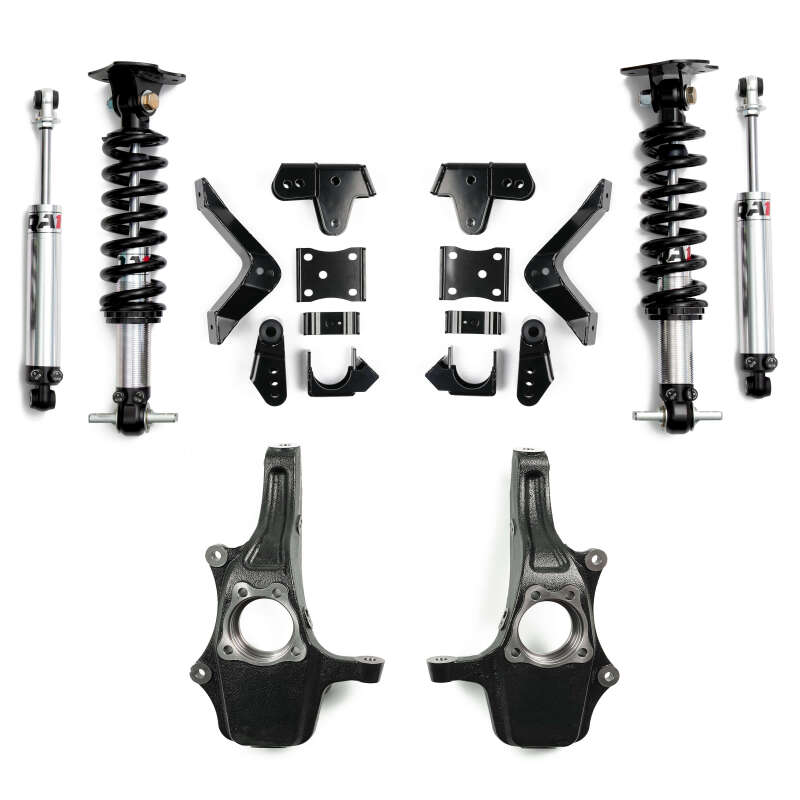 Chevrolet Silverado 1500 Coilover Suspension Kit - QA1 - Double Adjustable + Pro-Coil + Rear Drop - `19-`26 Chevrolet Silverado 1500 Coilover Suspension Kit - QA1 - Double Adjustable + Pro-Coil + Rear Drop - `19-`26