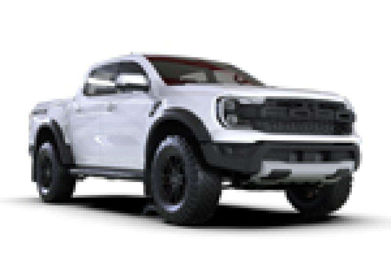 Ford Ranger Raptor Mud Flap - Rally Armor - UR White Flap/Black Logo ...