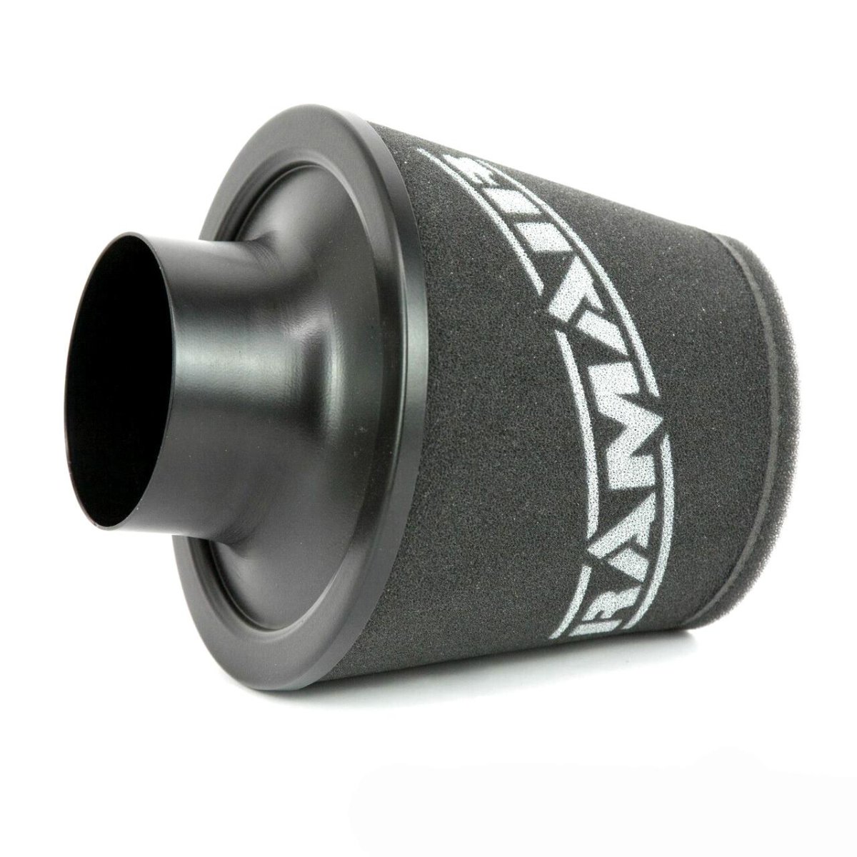 Foam Cone Air Filter - Ramair - Aluminum Base, Cone, 100mm OD - Black