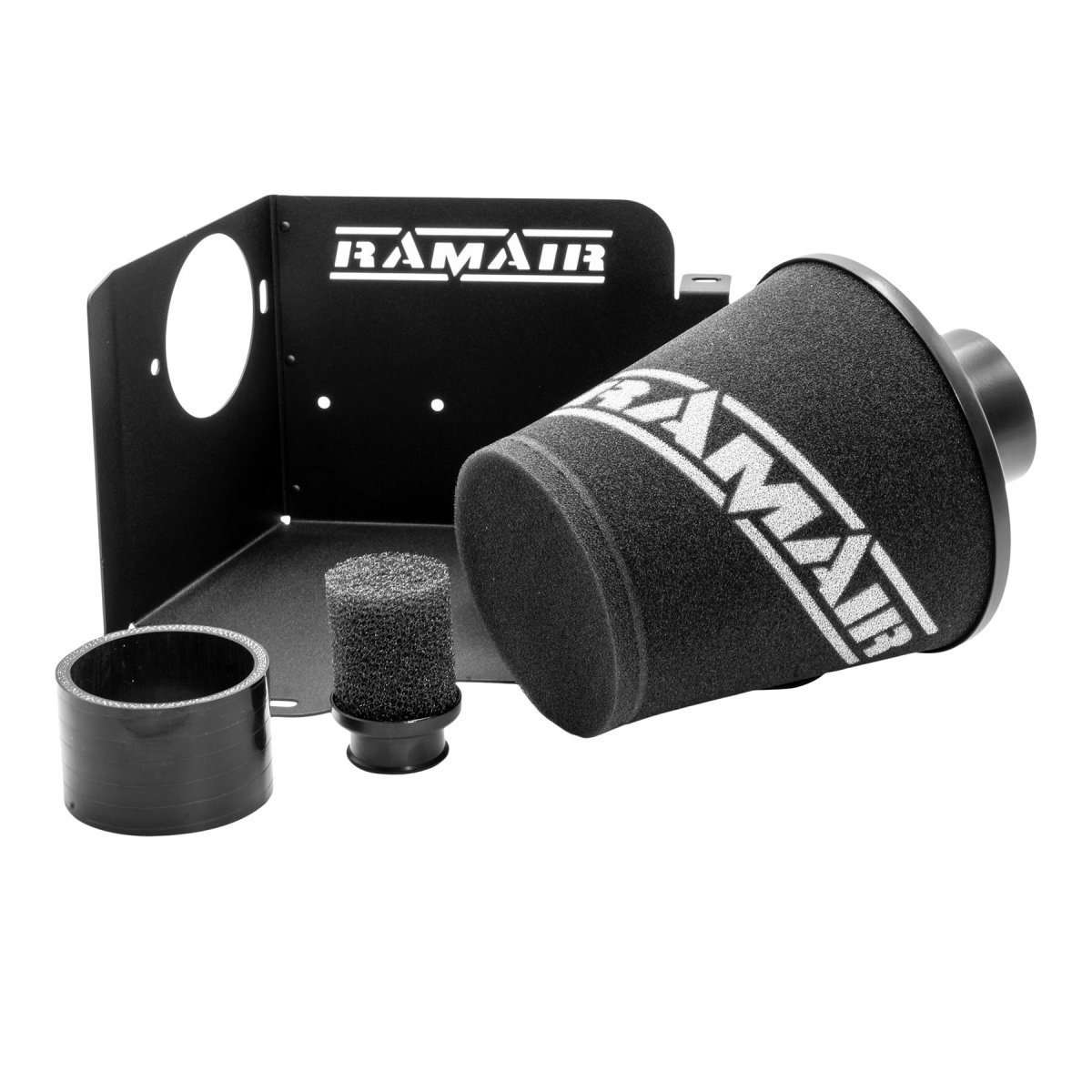 Volkswagen New Beetle Performance Air Intake - Ramair - Cold Air, 70mm MAF, Foam Filter - Black - 1.8T 20V (70mm MAF)
