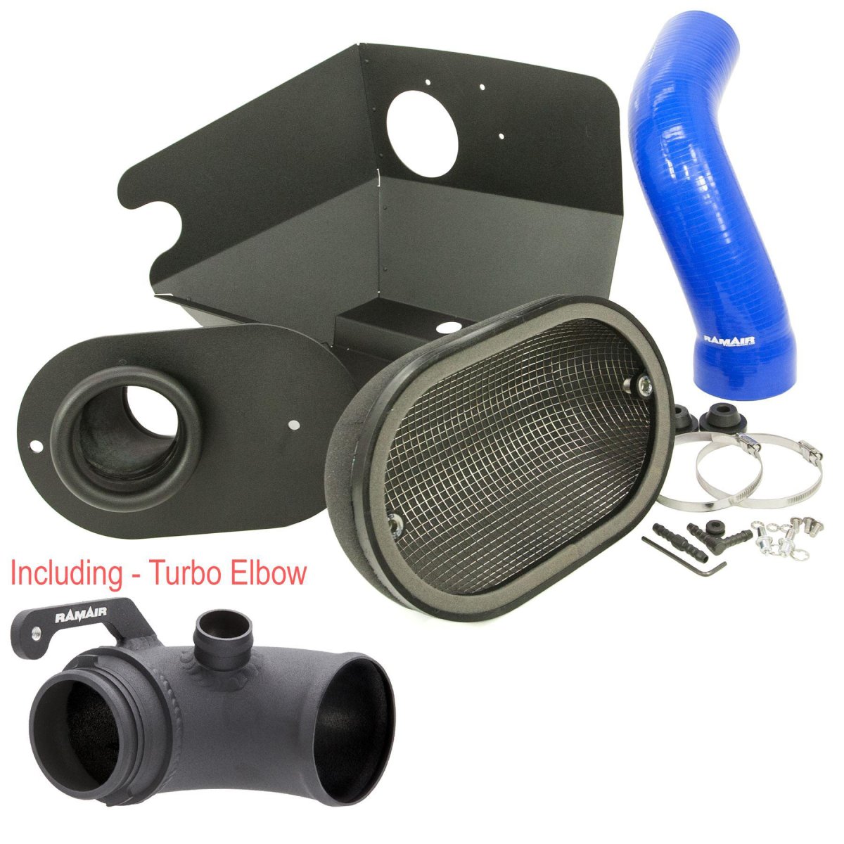 Audi A3 Performance Air Intake - Ramair - Foam Filter + Turbo Elbow - Blue - 2.0 TSI (EA888)
