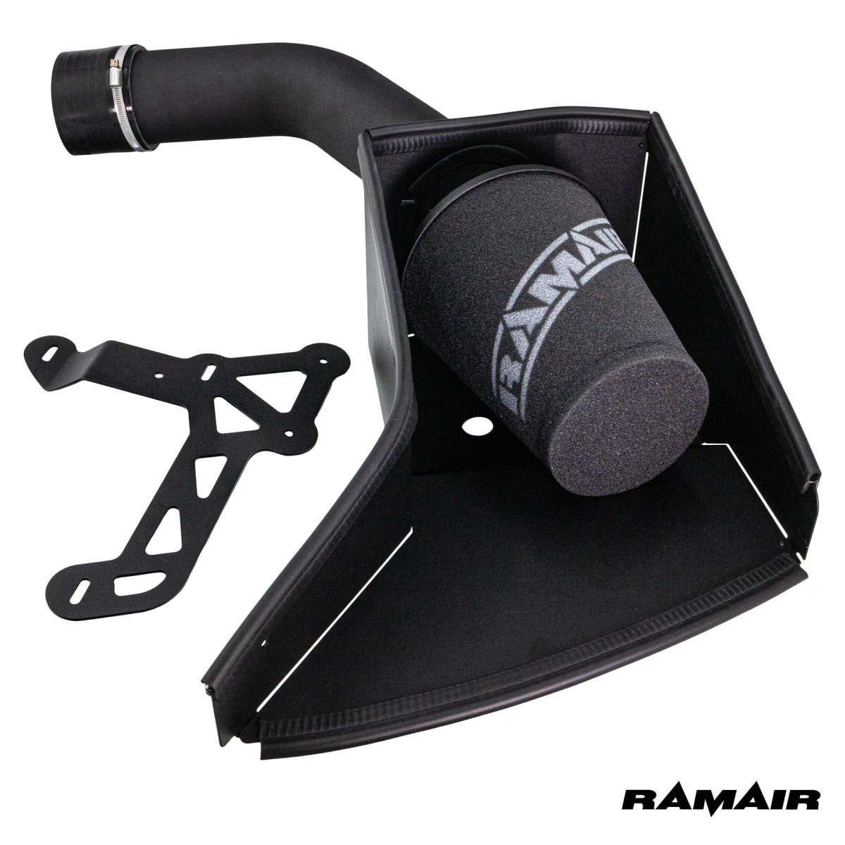 Audi TT 8J Performance Air Intake - Ramair - Cold Air + Foam Filter + Heat Shield - Black - 2.0 TFSI EA888 (CESA) - '10-'14