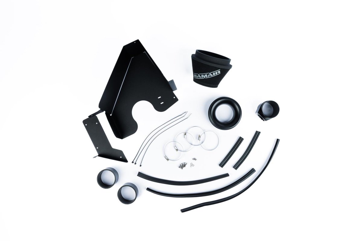 Honda Civic Type R Performance Air Intake - Ramair - Cold Air, Foam Filter, 80mm, Heat Shield - Black - 2.0L Turbo - '22-'23