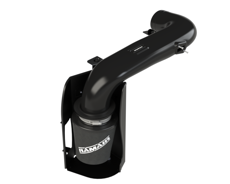 BMW 5 Series Performance Air Intake - Ramair - Foam Filter + Rotomolded Pipe + Heatshield - Black - 3.0L N57 Diesel (Euro 5, pre-LCI)