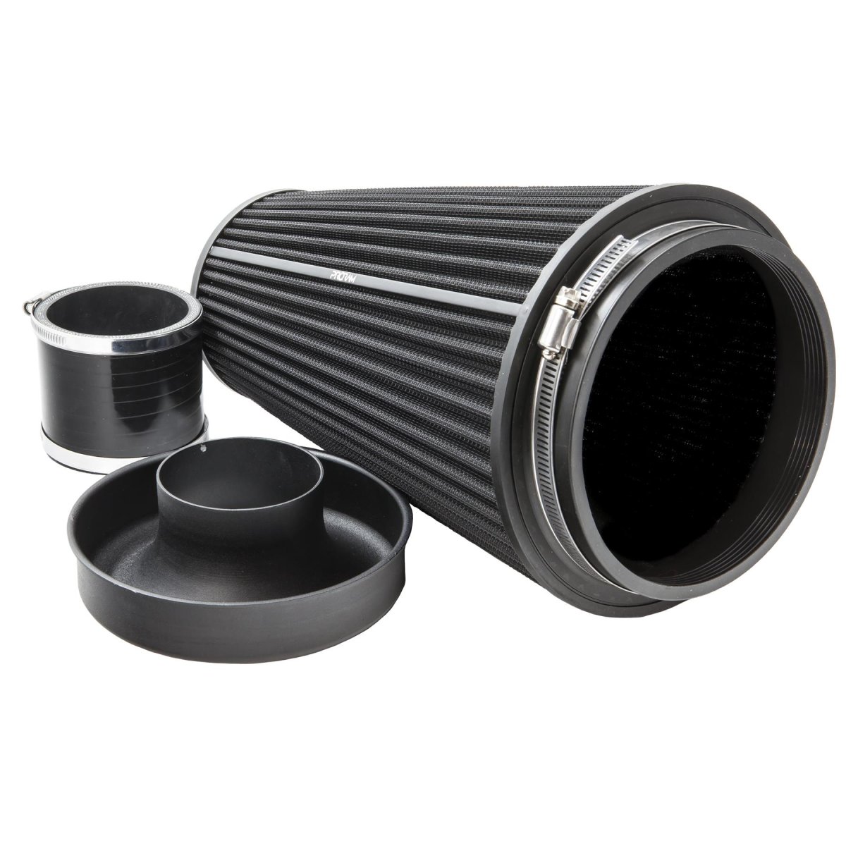 Cone Air Filter - Ramair - XLarge Cone, Pleated Nanofiber, 70mm ID, Velocity Stack + Coupling