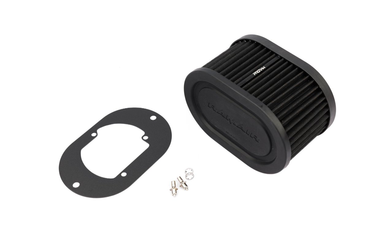 Carburettor Air Filter Baseplate - Ramair - Black
