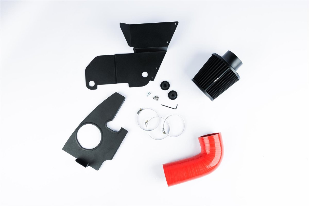 Volkswagen Golf GTI Performance Air Intake - Ramair - Cold Air, 80mm, Red Silicone Hose - Red - 2.0L TSI/TFSI EA888