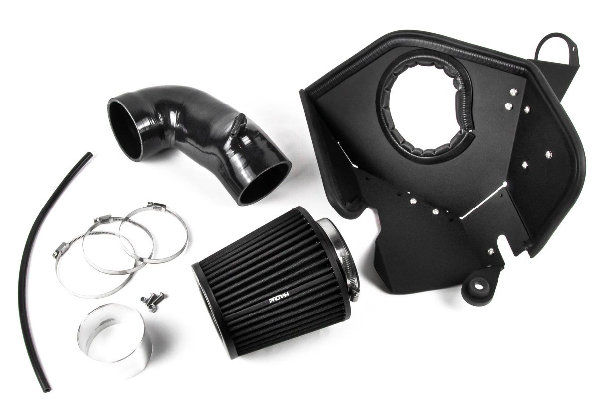 Volkswagen Jetta GLI Performance Air Intake - Ramair - PRORAM Induction Kit, Cold Air, Heat Shield, Synthetic Nanofiber Filter - Black - 2.0L - 2022+