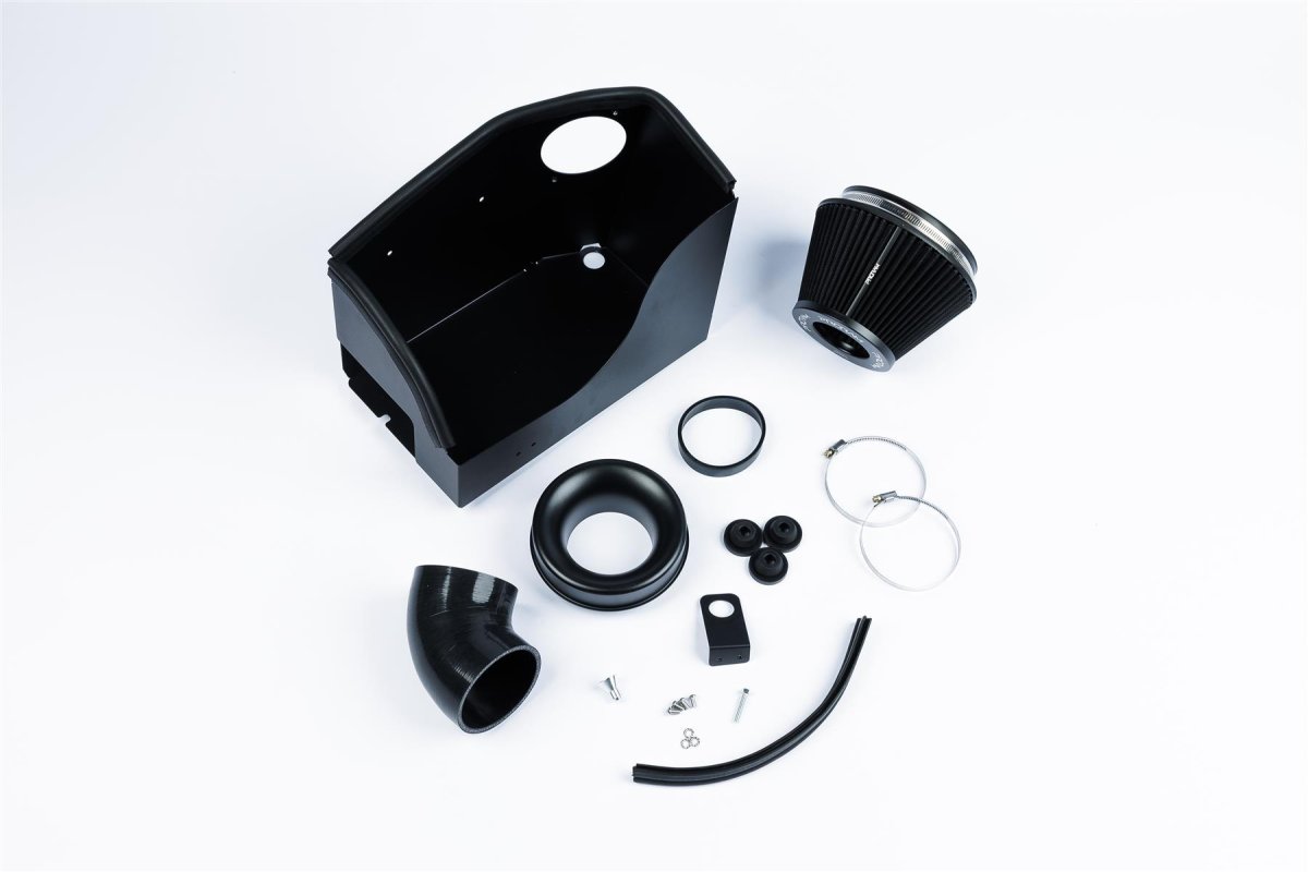 Volkswagen Golf R32 Performance Air Intake - Ramair - Cold Air + Heat Shield + Proram Pleated Filter - Black - 3.2L VR6