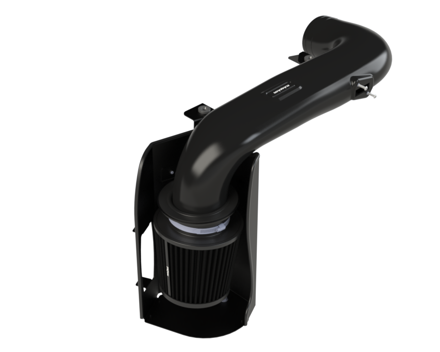 BMW 5 Series Performance Air Intake - Ramair - Pleated Filter + Rotomolded Intake Pipe, Euro 5 (Pre-LCI) - Black - 3.0L Diesel (N57)