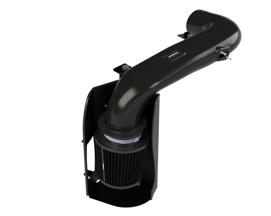 BMW X6 Performance Air Intake - Ramair - Pleated Filter + Rotomolded Intake Pipe, Euro 5 (Pre-LCI) - Black - 3.0L Diesel (N57)